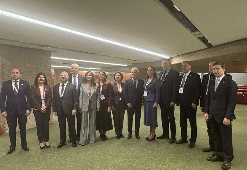 Представители парламентской делегации Азербайджана выступили на обсуждениях в рамках 151-й Ассамблеи Межпарламентского союза