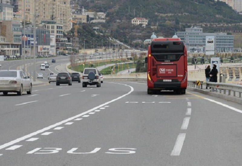 Bu istiqamət üzrə avtobuslar üçün xüsusi zolaq istifadəyə verilib