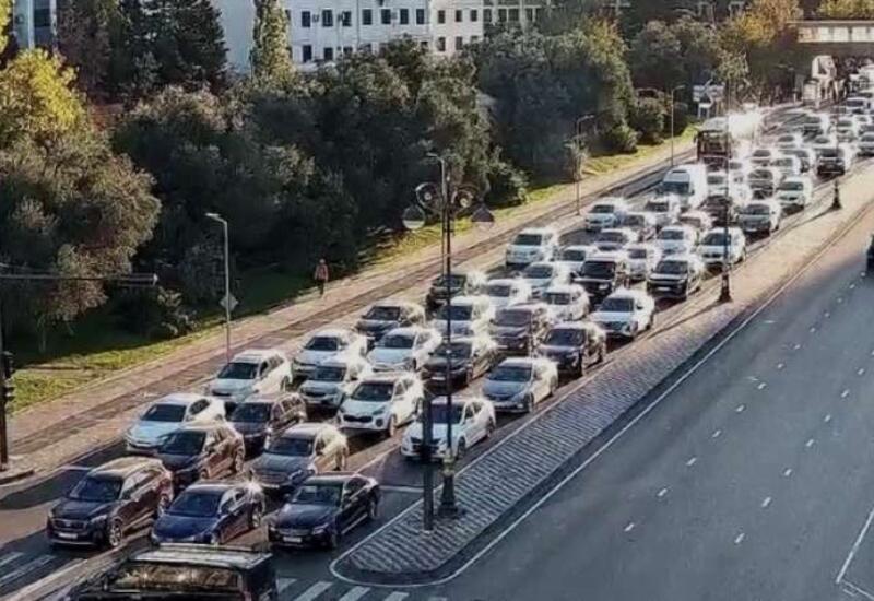 Bu yollarda tıxac var