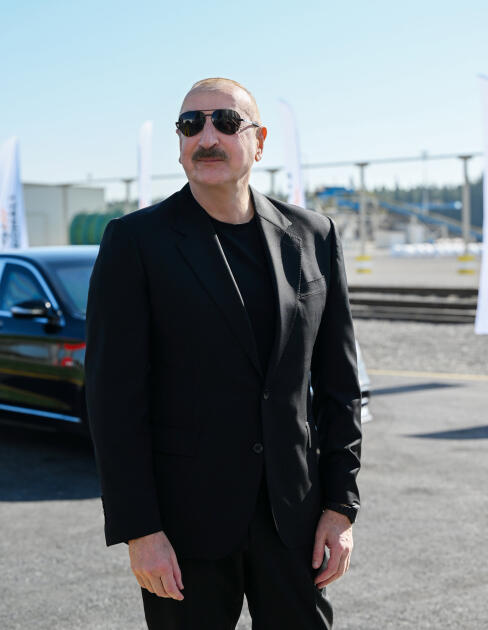Prezident İlham Əliyev İmişlidə “Promalt” MMC-nin arpa emalı müəssisəsinin açılışında iştirak edib