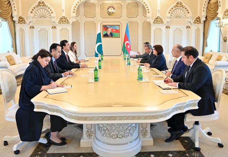 Председатель Милли Меджлиса Сахиба Гафарова встретилась с председателем Сената Пакистана