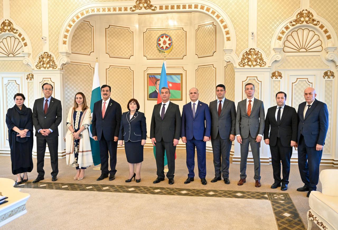 Председатель Милли Меджлиса Сахиба Гафарова встретилась с председателем Сената Пакистана