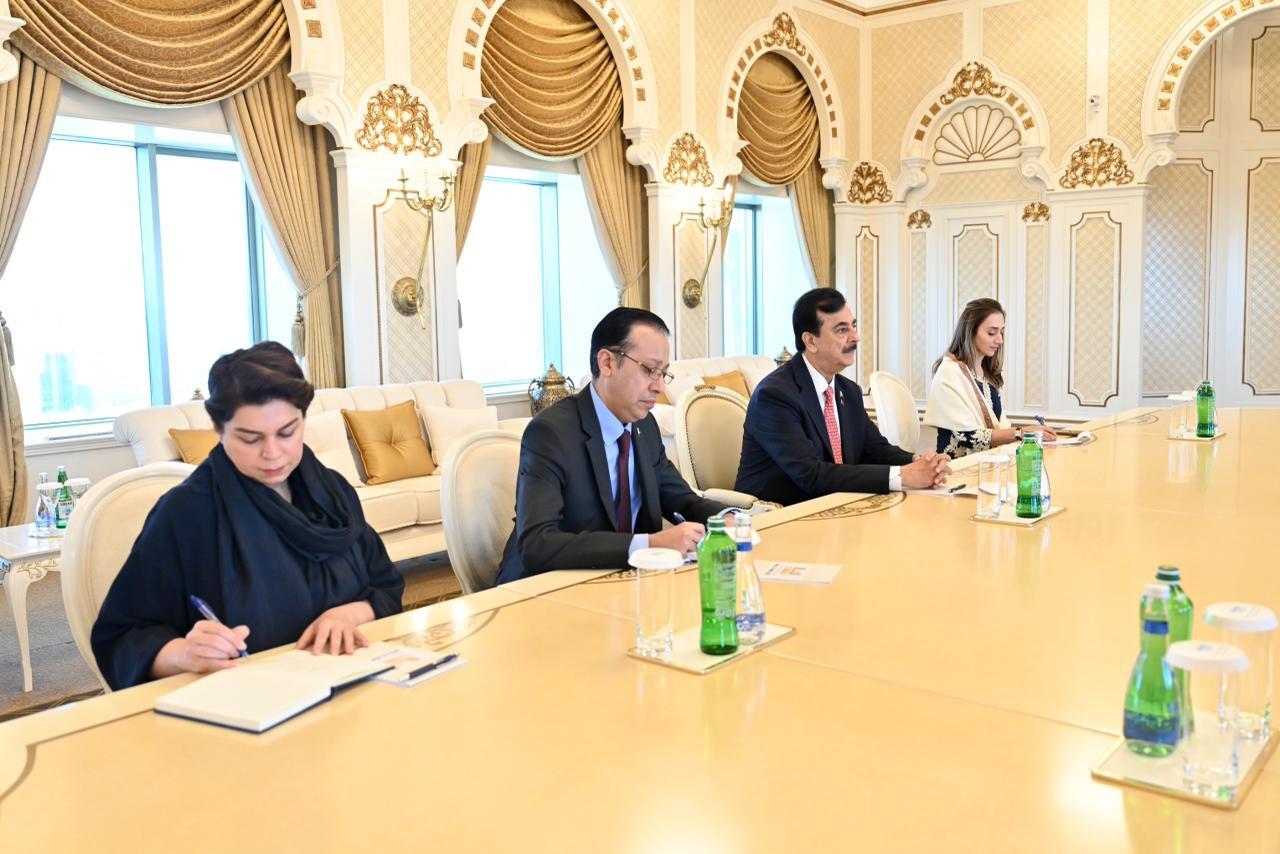 Председатель Милли Меджлиса Сахиба Гафарова встретилась с председателем Сената Пакистана