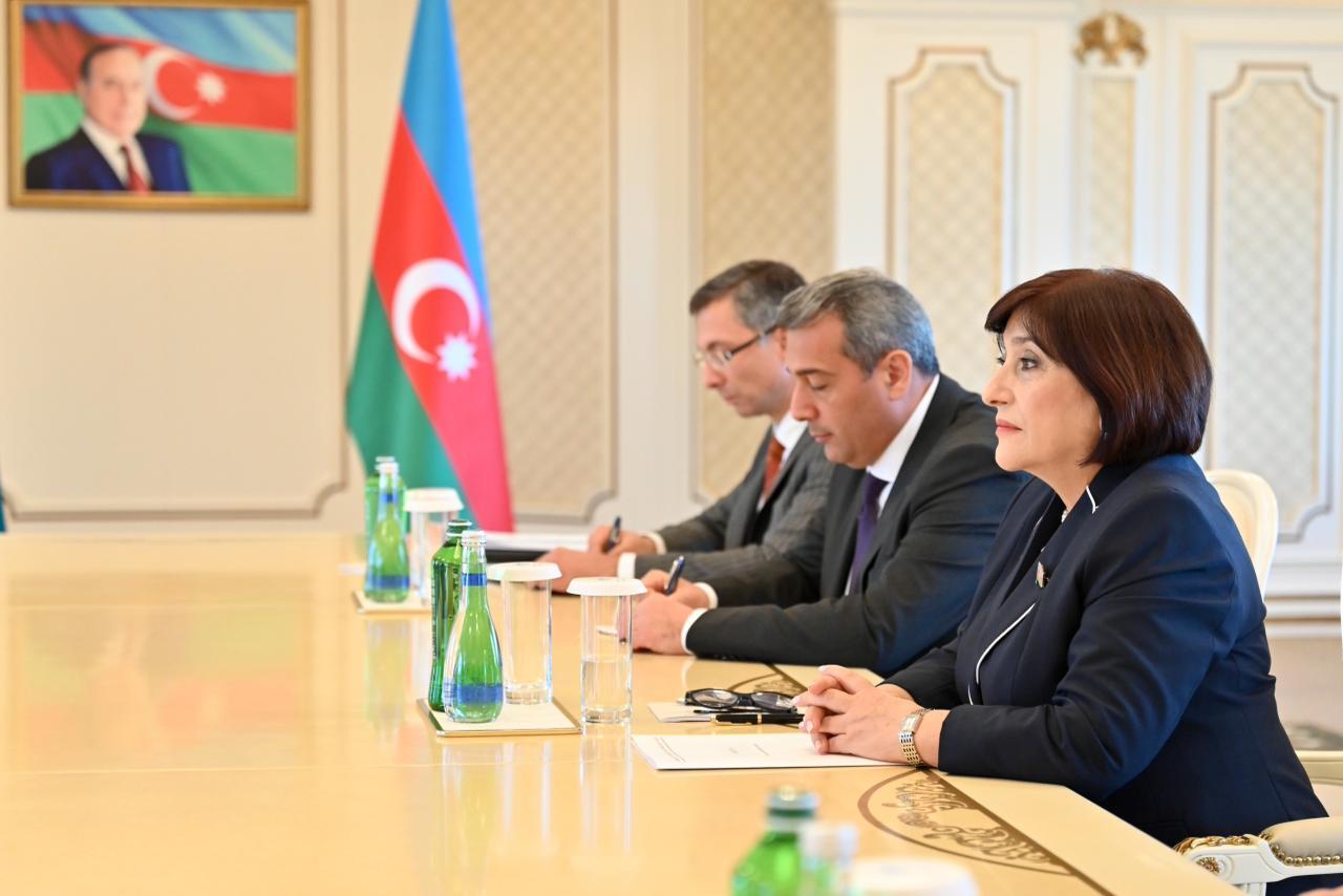 Председатель Милли Меджлиса Сахиба Гафарова встретилась с председателем Сената Пакистана