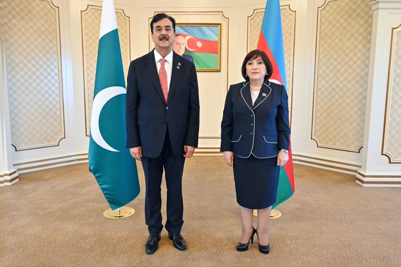 Председатель Милли Меджлиса Сахиба Гафарова встретилась с председателем Сената Пакистана