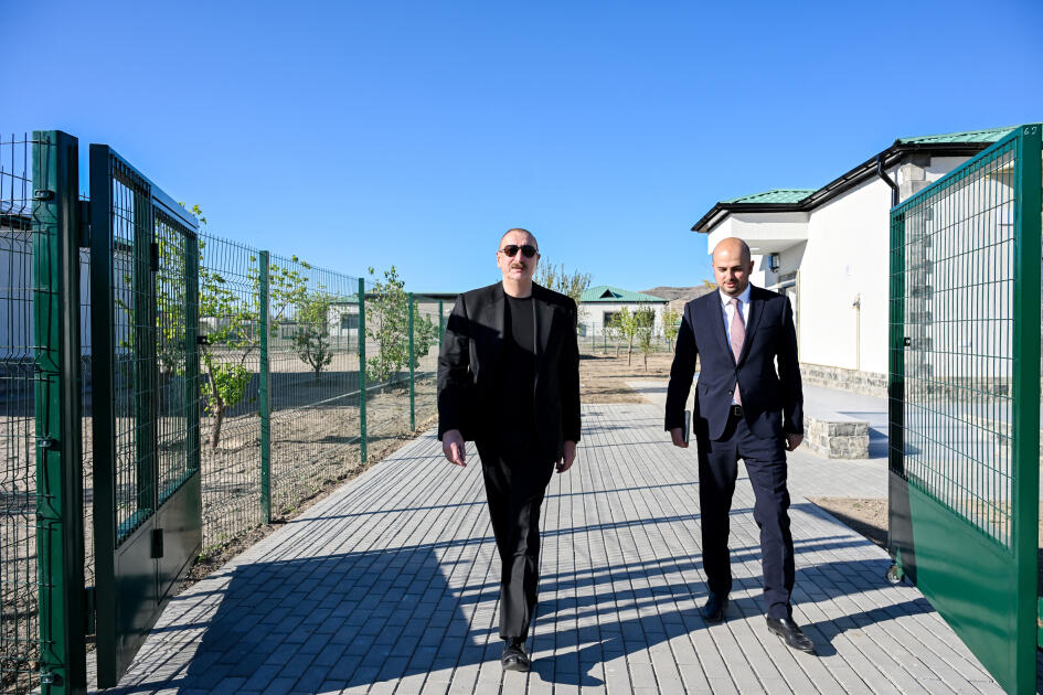 Prezident İlham Əliyev Zəngilanın Ağalı kəndinin 2-ci mərhələsinin və Məmmədbəyli kəndinin açılışlarında iştirak edib