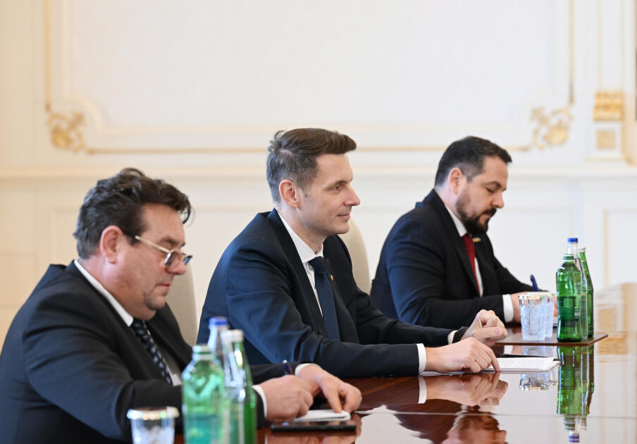 Президент Ильхам Алиев принял председателя Сената Парламента Румынии