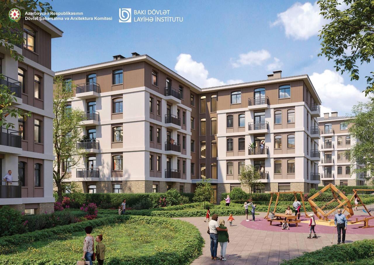 Представлен проект 2-го и 3-го жилых комплексов в Джебраиле