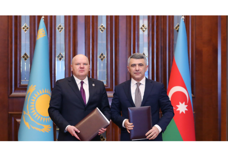 Подписан меморандум между Верховным судом Азербайджана и Высшим судебным советом Казахстана