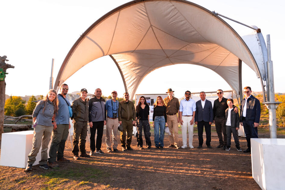 Вице-президент Фонда Гейдара Алиева Лейла Алиева и руководитель Баку Медиа Центра Арзу Алиева приняли участие в церемонии открытия Ахар-Бахарского национального парка в Гахском районе