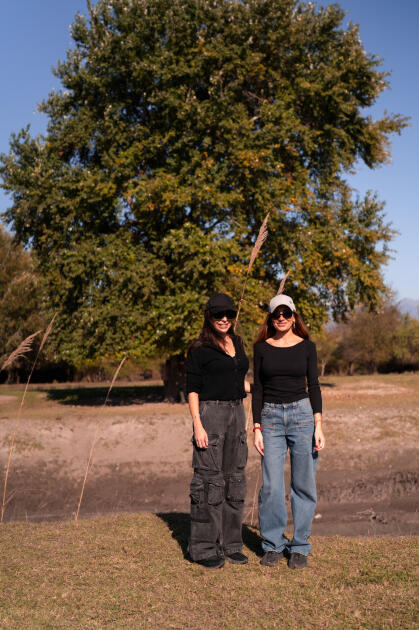 Вице-президент Фонда Гейдара Алиева Лейла Алиева и руководитель Баку Медиа Центра Арзу Алиева приняли участие в церемонии открытия Ахар-Бахарского национального парка в Гахском районе