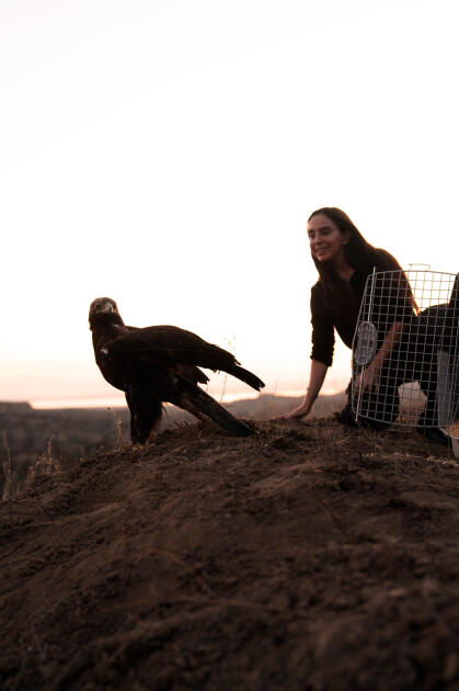 Вице-президент Фонда Гейдара Алиева Лейла Алиева и руководитель Баку Медиа Центра Арзу Алиева приняли участие в церемонии открытия Ахар-Бахарского национального парка в Гахском районе