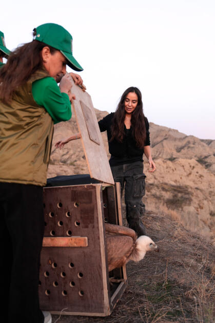 Вице-президент Фонда Гейдара Алиева Лейла Алиева и руководитель Баку Медиа Центра Арзу Алиева приняли участие в церемонии открытия Ахар-Бахарского национального парка в Гахском районе