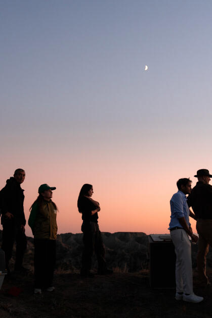 Вице-президент Фонда Гейдара Алиева Лейла Алиева и руководитель Баку Медиа Центра Арзу Алиева приняли участие в церемонии открытия Ахар-Бахарского национального парка в Гахском районе