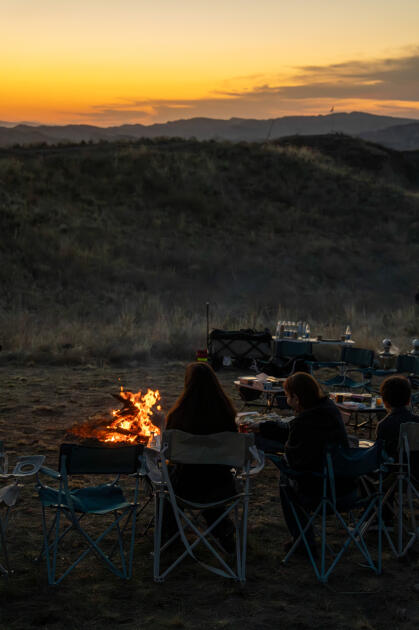 Вице-президент Фонда Гейдара Алиева Лейла Алиева и руководитель Баку Медиа Центра Арзу Алиева приняли участие в церемонии открытия Ахар-Бахарского национального парка в Гахском районе