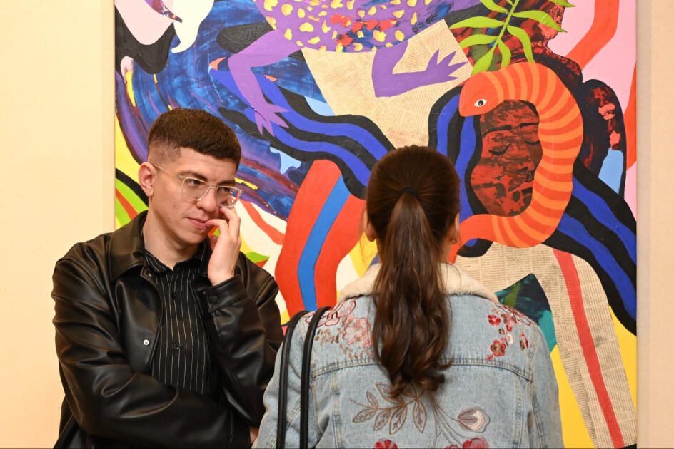 В арт-центре Nine Senses открылась персональная выставка Рамины Саадатхан «Огонь, Вода и Поцелуи»