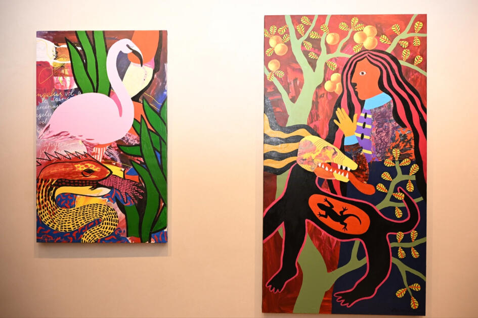 В арт-центре Nine Senses открылась персональная выставка Рамины Саадатхан «Огонь, Вода и Поцелуи»