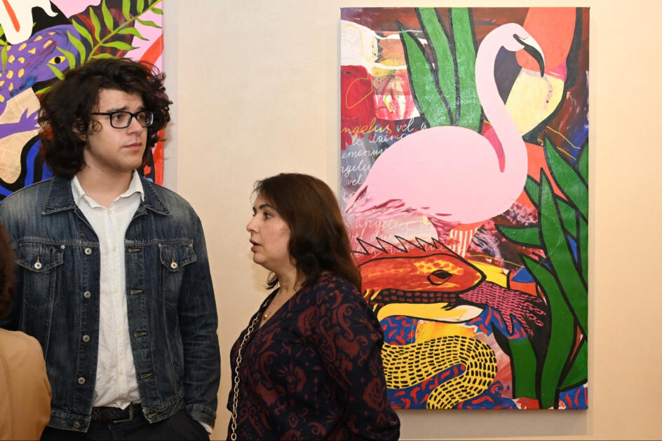 В арт-центре Nine Senses открылась персональная выставка Рамины Саадатхан «Огонь, Вода и Поцелуи»