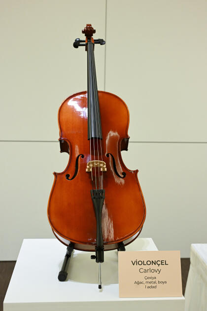 Heydər Əliyev Fondunun dəstəyi ilə alınan musiqi alətlərinin təqdimatı olub