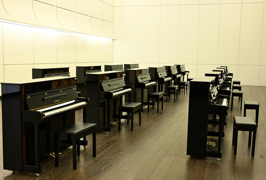 Heydər Əliyev Fondunun dəstəyi ilə alınan musiqi alətlərinin təqdimatı olub