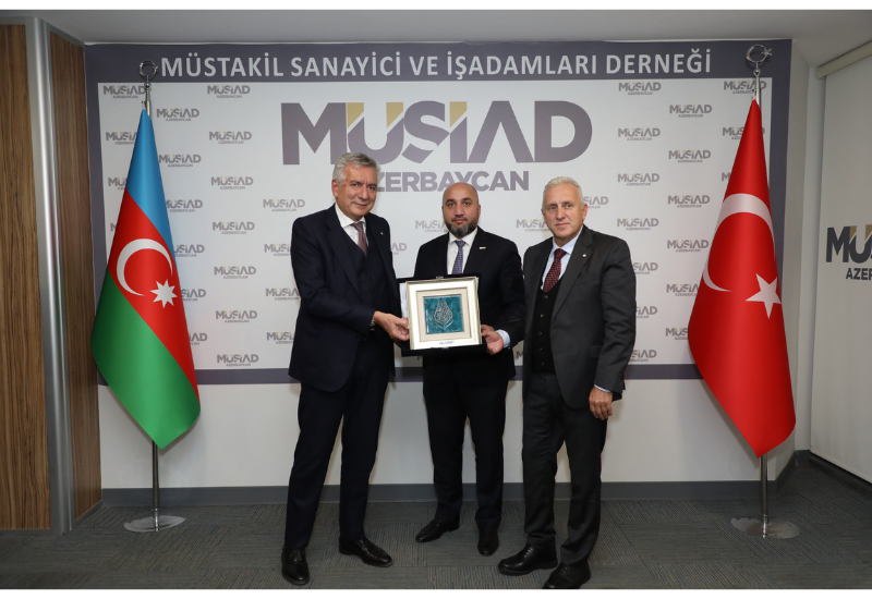İstanbul Sənaye Palatasının nümayəndə heyəti MÜSİAD Azərbaycanı ziyarət edib