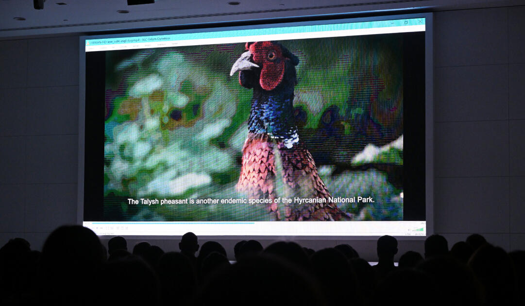 Вице-президент Фонда Гейдара Алиева Лейла Алиева приняла участие в презентации документального фильма «Гиркан»