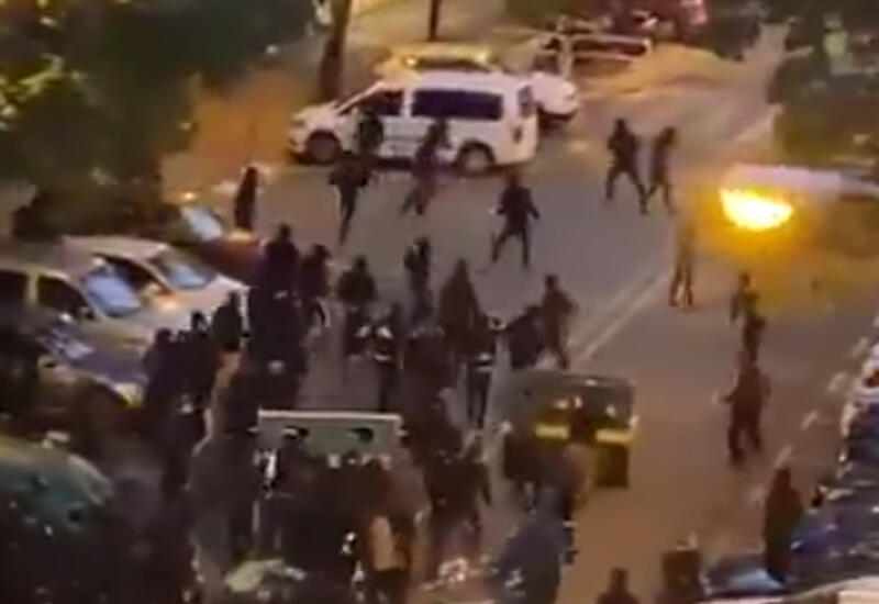 Столкновения с полицией в Испании