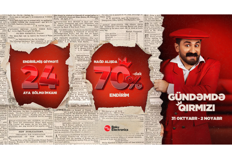 Gündəmdə qırmızıdır! Baku Electronics-də Qırmızı Şənbə başladı!