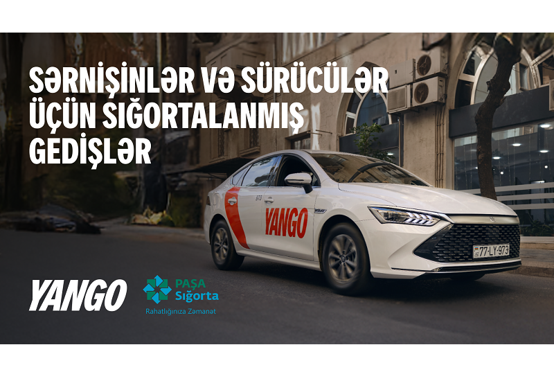 Yango Azerbaijan запускает программу страхования пассажиров и водителей совместно с PAŞA Sığorta