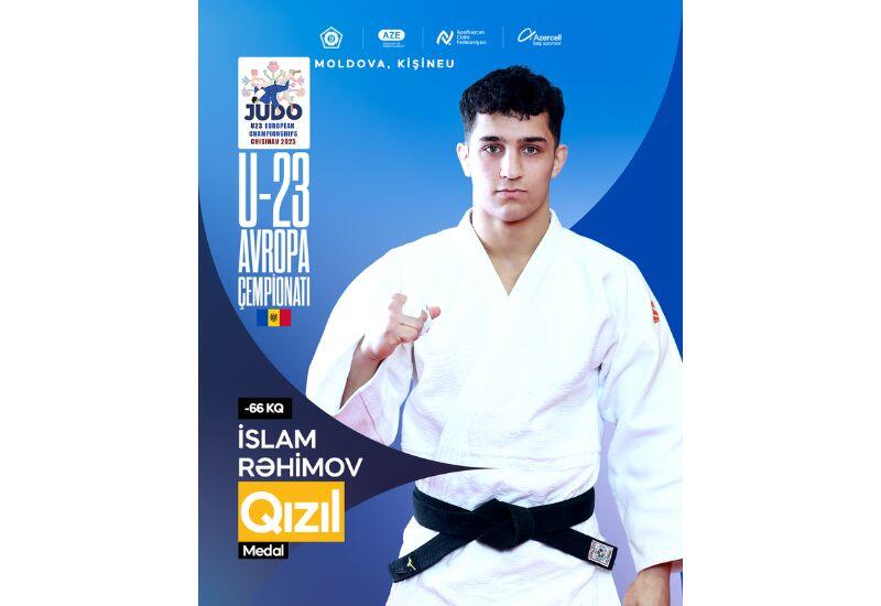 İslam Rəhimov Kişinyovda U-23 Avropa çempionu olub