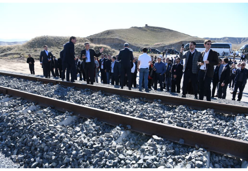 Azərbaycanda akkreditə olunmuş səfirliklərin, beynəlxalq təşkilatların rəhbər şəxsləri Həkəri dəmir yolu stansiyasına baxış keçiriblər