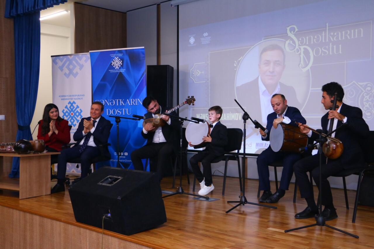 В Центре детского творчества имени Курмангазы в Физули отметили юбилей Мансума Ибрагимова