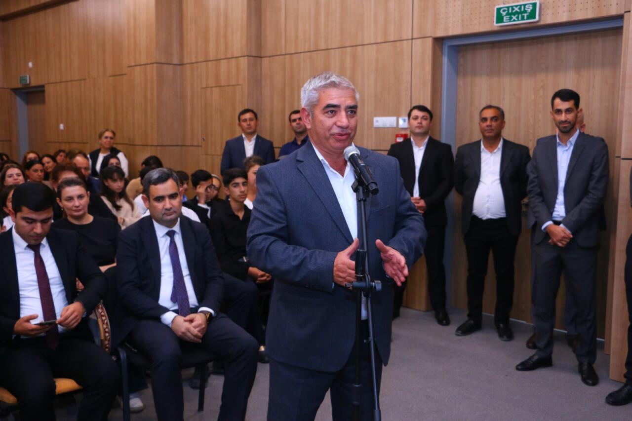 В Центре детского творчества имени Курмангазы в Физули отметили юбилей Мансума Ибрагимова