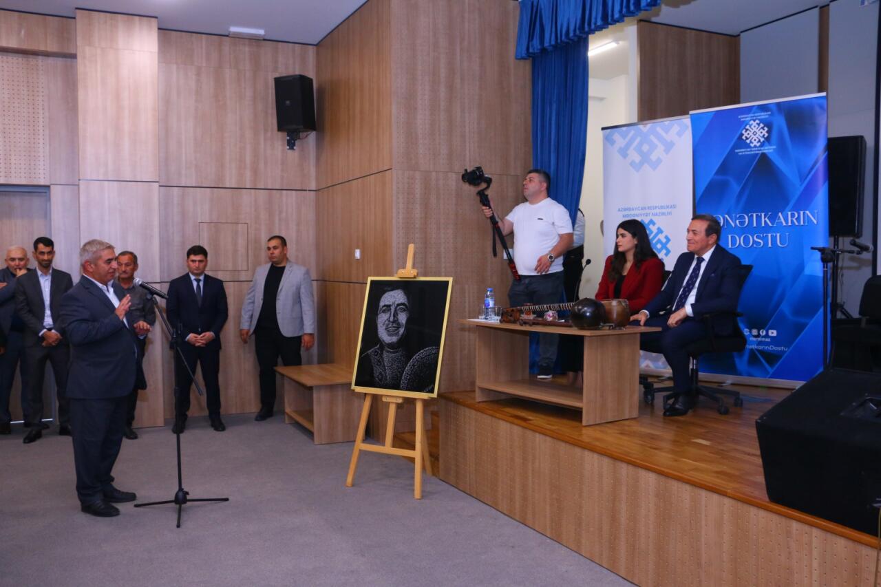 В Центре детского творчества имени Курмангазы в Физули отметили юбилей Мансума Ибрагимова