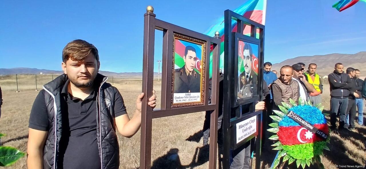 В Ходжалы захоронены останки двух считавшихся пропавшими без вести шехидов I Карабахской войны