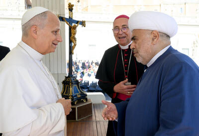 Аллахшукюр Пашазаде встретился c Папой Львом XIV - ФОТО