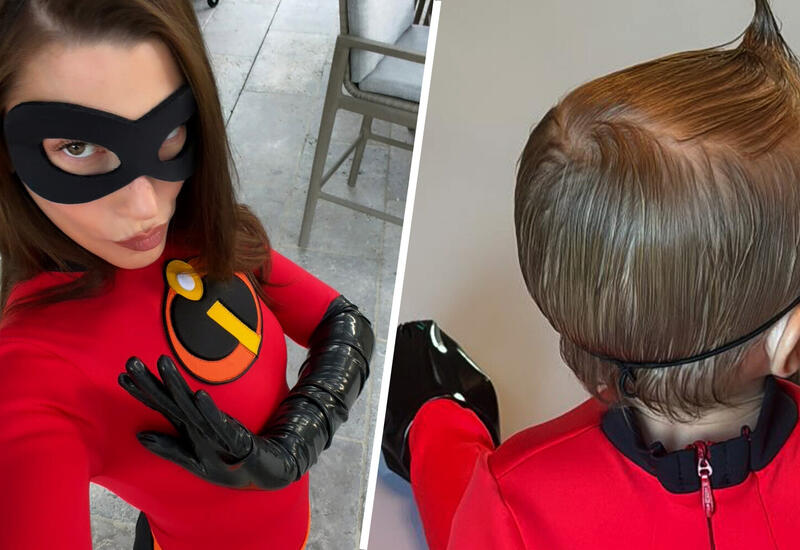 Хейли Бибер с сыном примерила костюмы из «Суперсемейки» на Хэллоуин