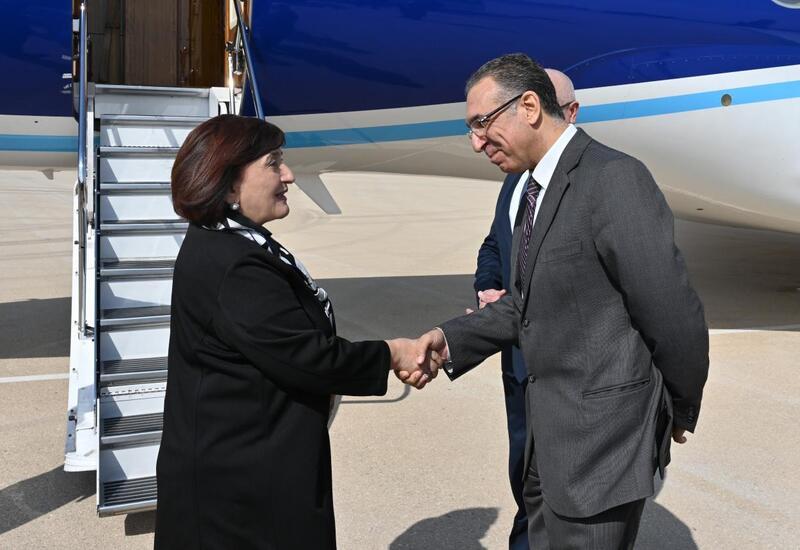 Сахиба Гафарова прибыла в Египет