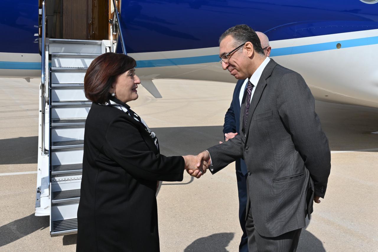 Milli Məclisin sədri Sahibə Qafarova Misirə səfər edib