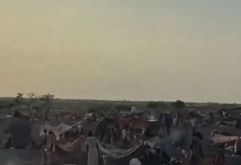 Обстановка в одном из лагерей беженцев в Судане