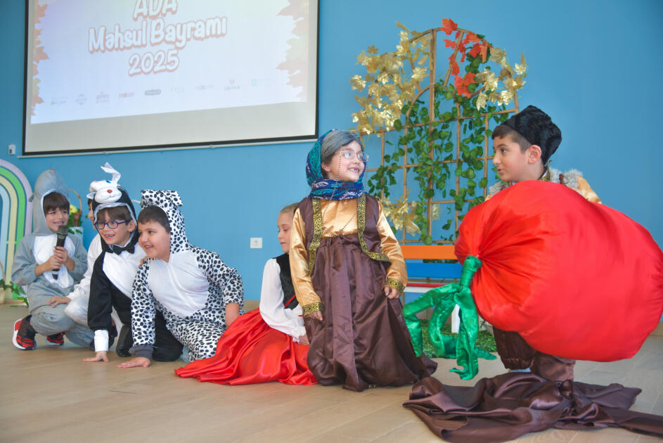 ADA İbtidai Məktəbində xeyriyyə məqsədli Payız festivalı – Məhsul bayramı keçirilib