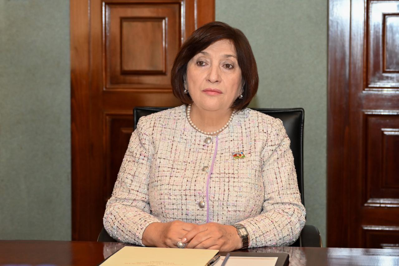 Sahibə Qafarova Ərəb Parlamentinin Prezidenti ilə görüşüb