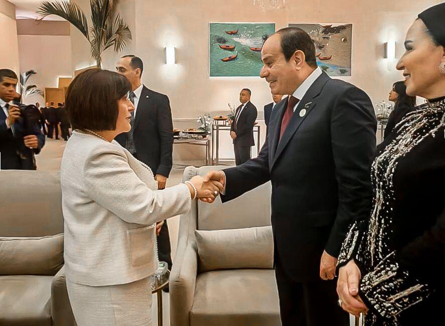 Сахиба Гафарова приняла участие в церемонии открытия Большого Египетского Музея