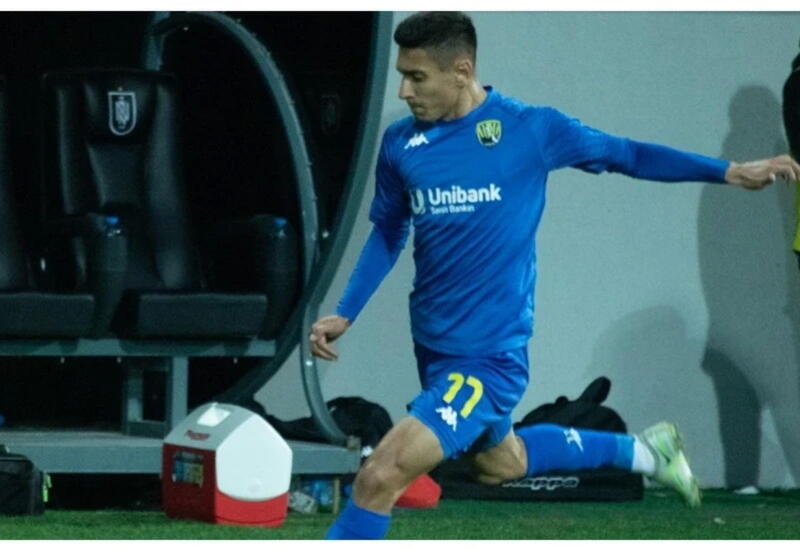 Форвард "Кяпаза" провел 100-й матч в высшем дивизионе Азербайджана