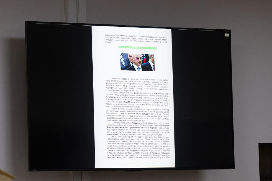 Ermənistan vətəndaşlarının məhkəməsində prokurorların çıxışı başladı