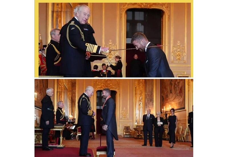 Дэвида Бекхэма посвятили в рыцари