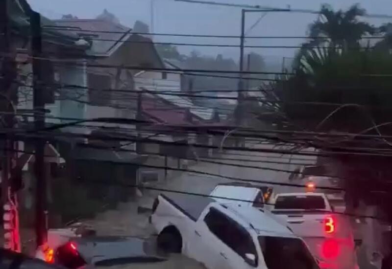 Тайфун вызвал сильное наводнение на Филиппинах