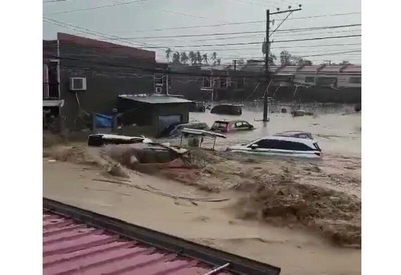 Тайфун «Тино» привёл к наводнению на Филиппинах