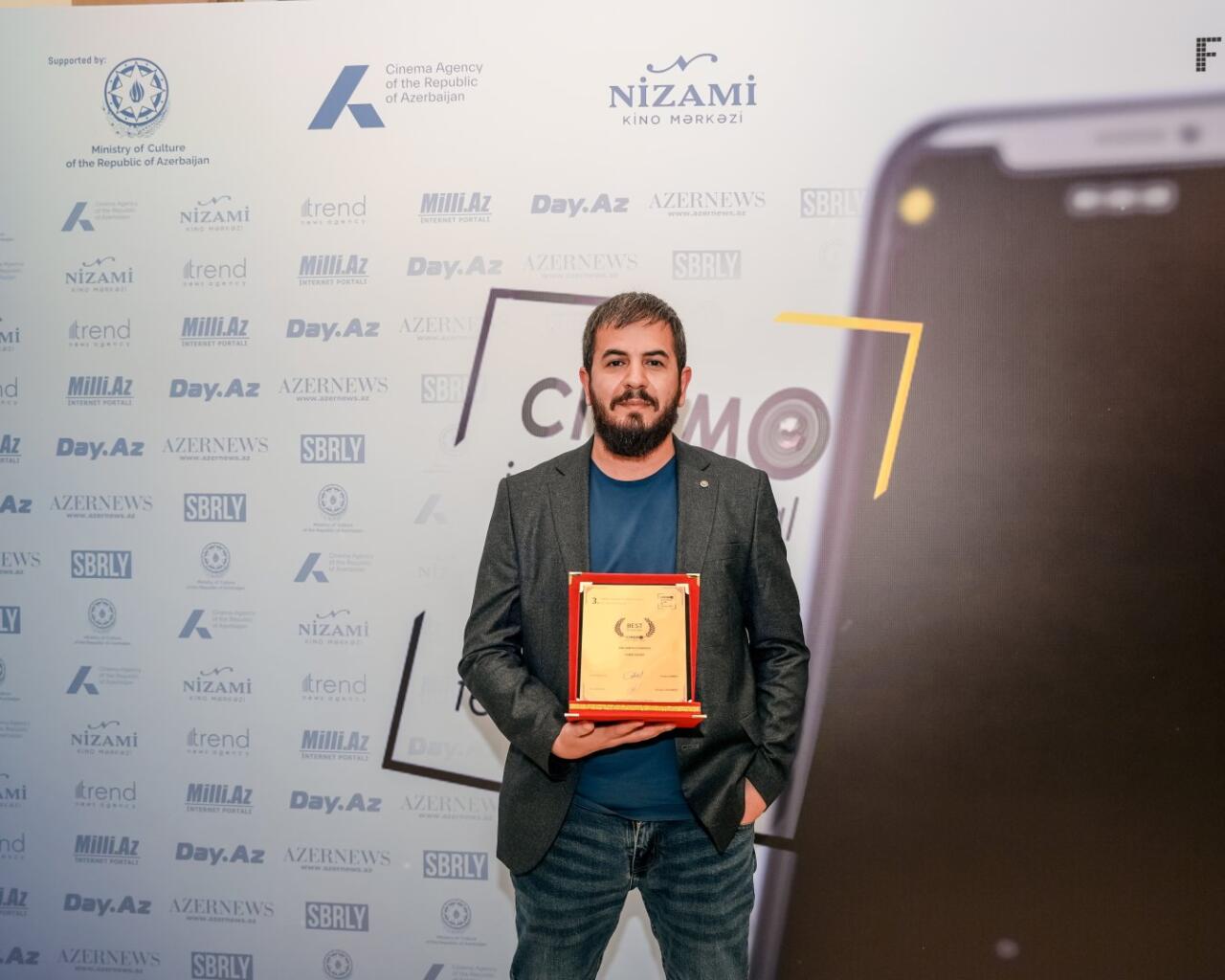 В Баку состоялась церемония награждения III Международного мобильного кинофестиваля CINEMO