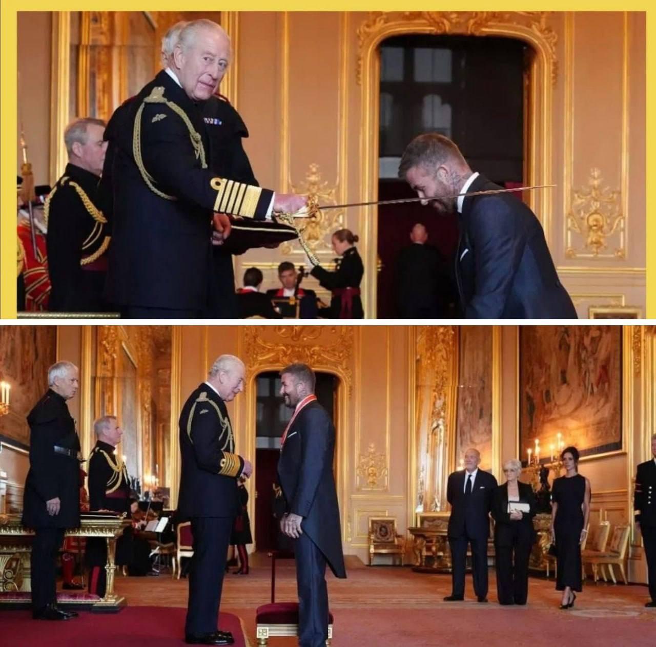 Дэвида Бекхэма посвятили в рыцари